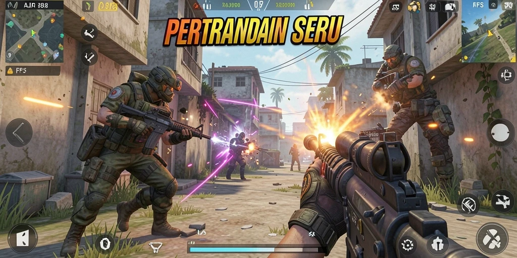 Screenshot menampilkan aksi pertempuran intens dari AJR88.