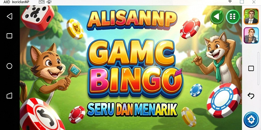 Screenshot gameplay ALISANRP yang menampilkan keseruan bermain Bingo.