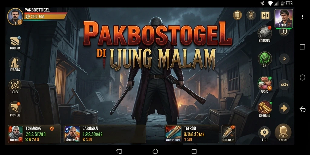 Gameplay menegangkan dari PAKBOSTOGEL dengan berbagai makhluk horor.
