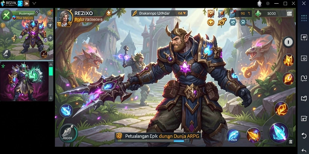 Gameplay seru dan petualangan mendebarkan di REZIXO.