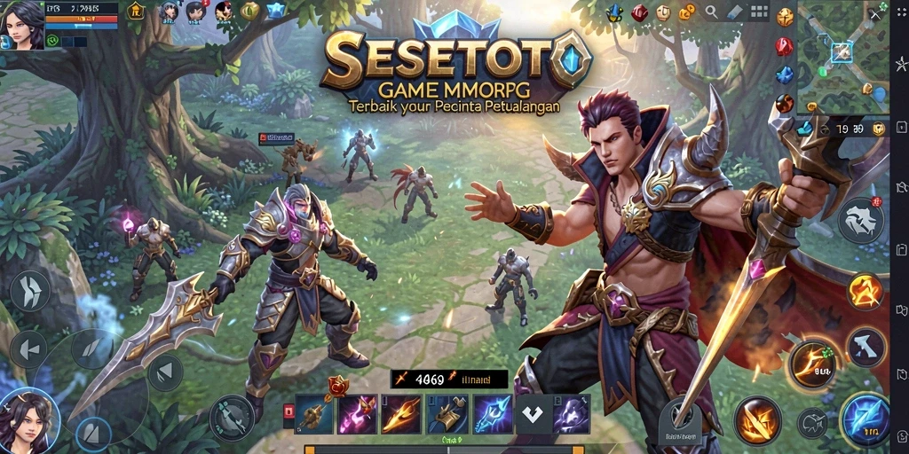 Tampilan gameplay SESETOTO yang menegangkan dalam pertempuran antar pemain.